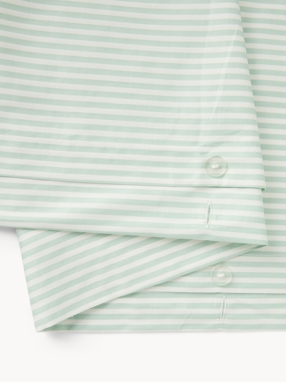 Parure copripiumino in raso di cotone fantasia a righe