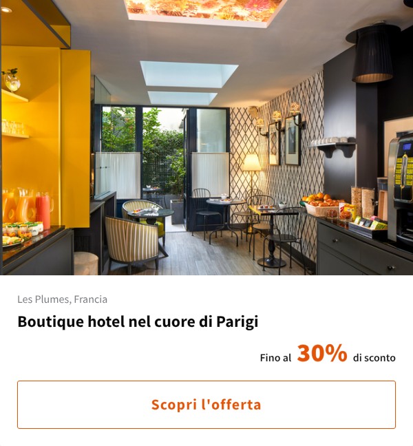 Boutique hotel nel cuore di Parigi