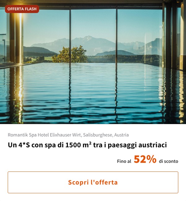 Un 4*S con spa di 1500 m² tra i paesaggi austriaci