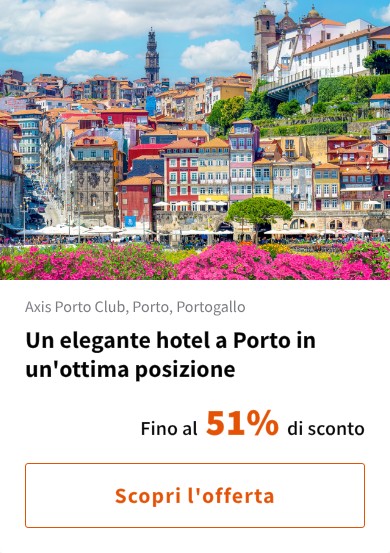 Un elegante hotel a Porto in un'ottima posizione