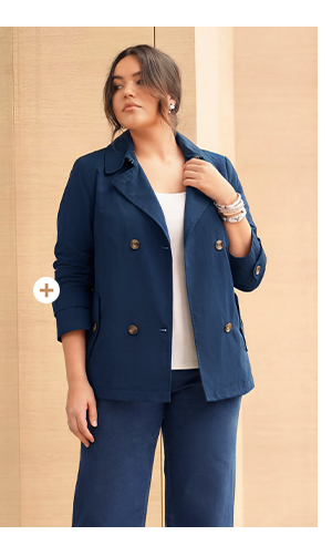 HYPRAR, Kurz-Trenchcoat, A-Linie, wasserabweisend