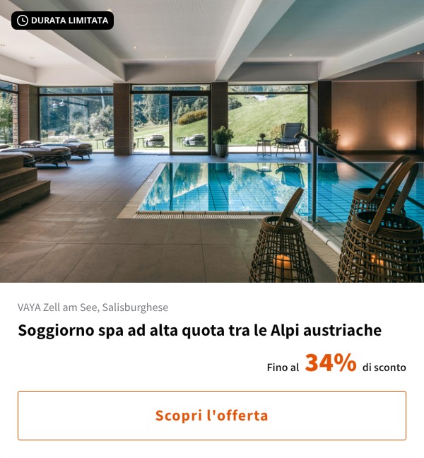 Soggiorno spa ad alta quota tra le Alpi austriache