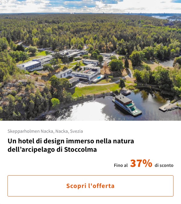Un hotel di design immerso nella natura dell%27arcipelago di Stoccolma
