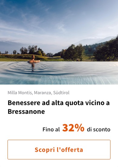 Benessere ad alta quota vicino a Bressanone