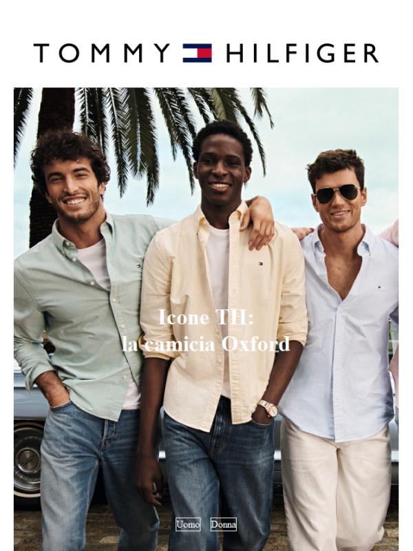 La camicia Oxford è un'icona Tommy Hilfiger.