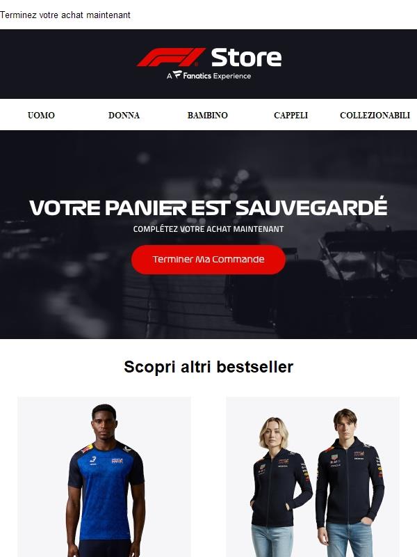 Bonne nouvelle, votre panier est toujours sauvegardé