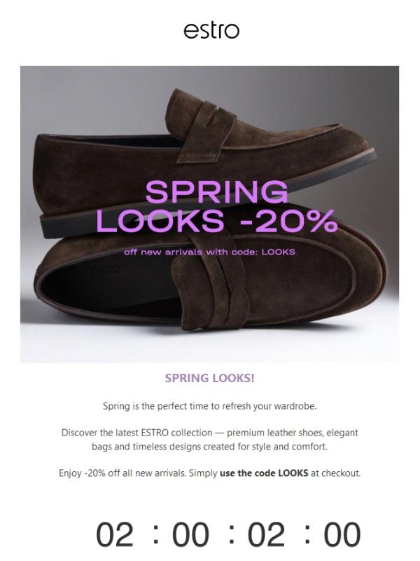 SPRING LOOKS 🌸 -20% off new arrivals