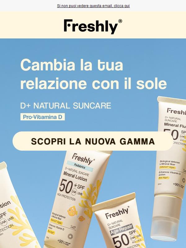 Nuova gamma di solari! 🌞