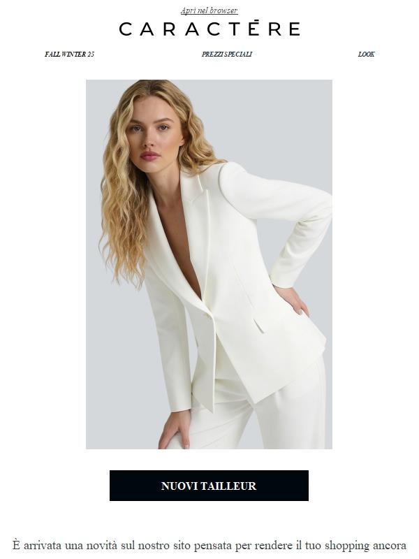 Scopri i nuovi Tailleur