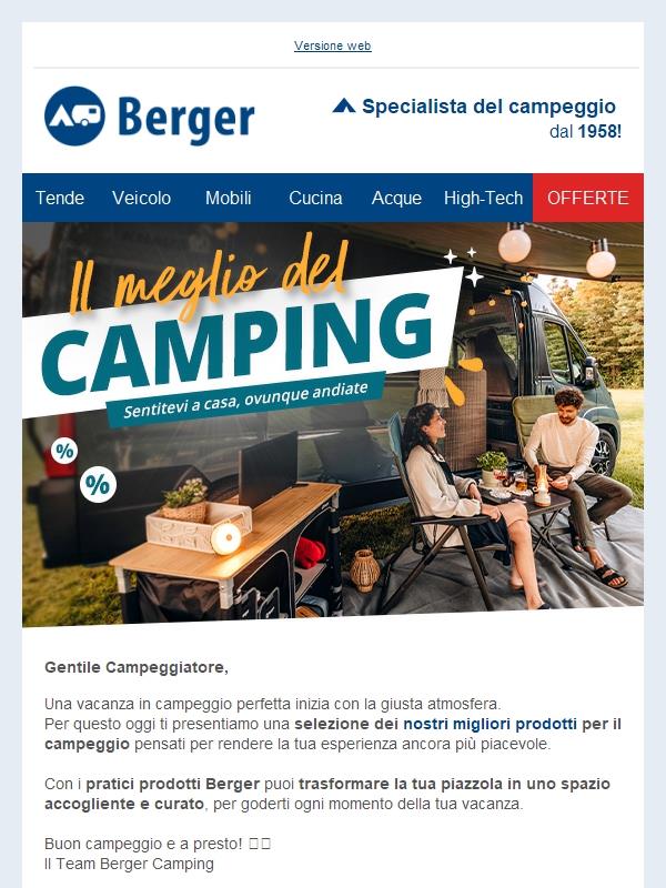 Il meglio per la tua piazzola 🏕️