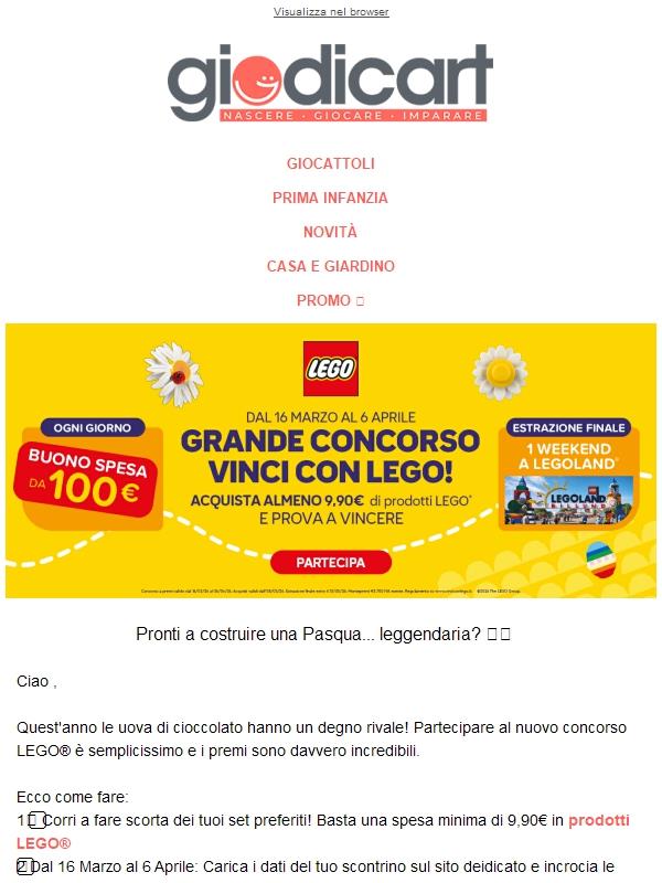 🐣 Vinci premi leggendari con LEGO!