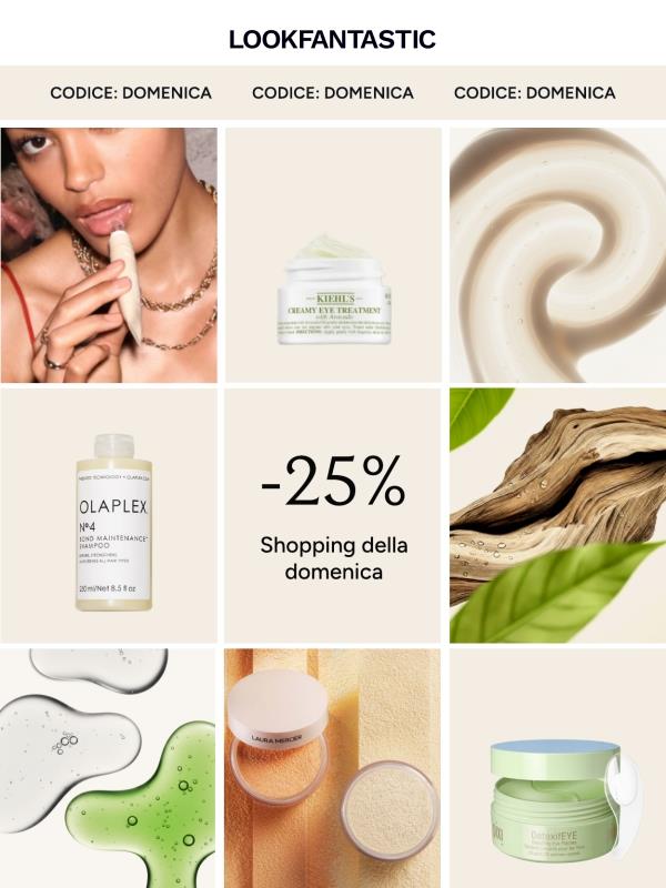 Shopping della domenica | -25%