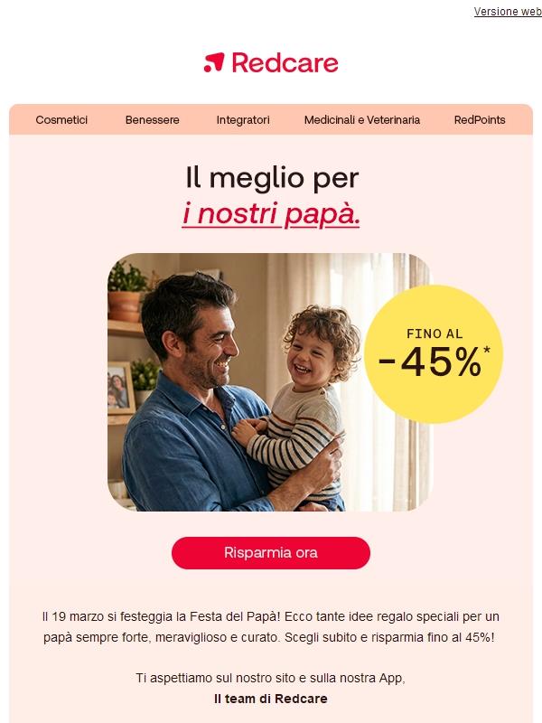 Per la festa del papà: sconti fino al 45% 🤩