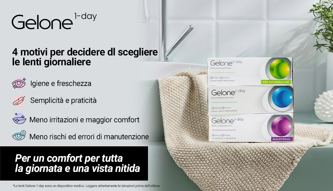 Lenti a contatto giornaliere Gelone 1-day