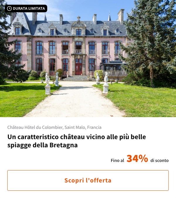 Un caratteristico château vicino alle più belle spiagge della Bretagna