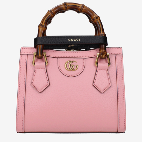Gucci Handbags Women Leather Pink