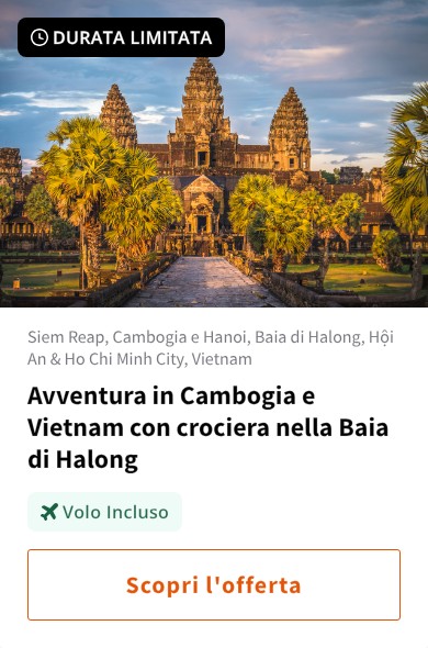 Avventura in Cambogia e Vietnam con crociera nella Baia di Halong