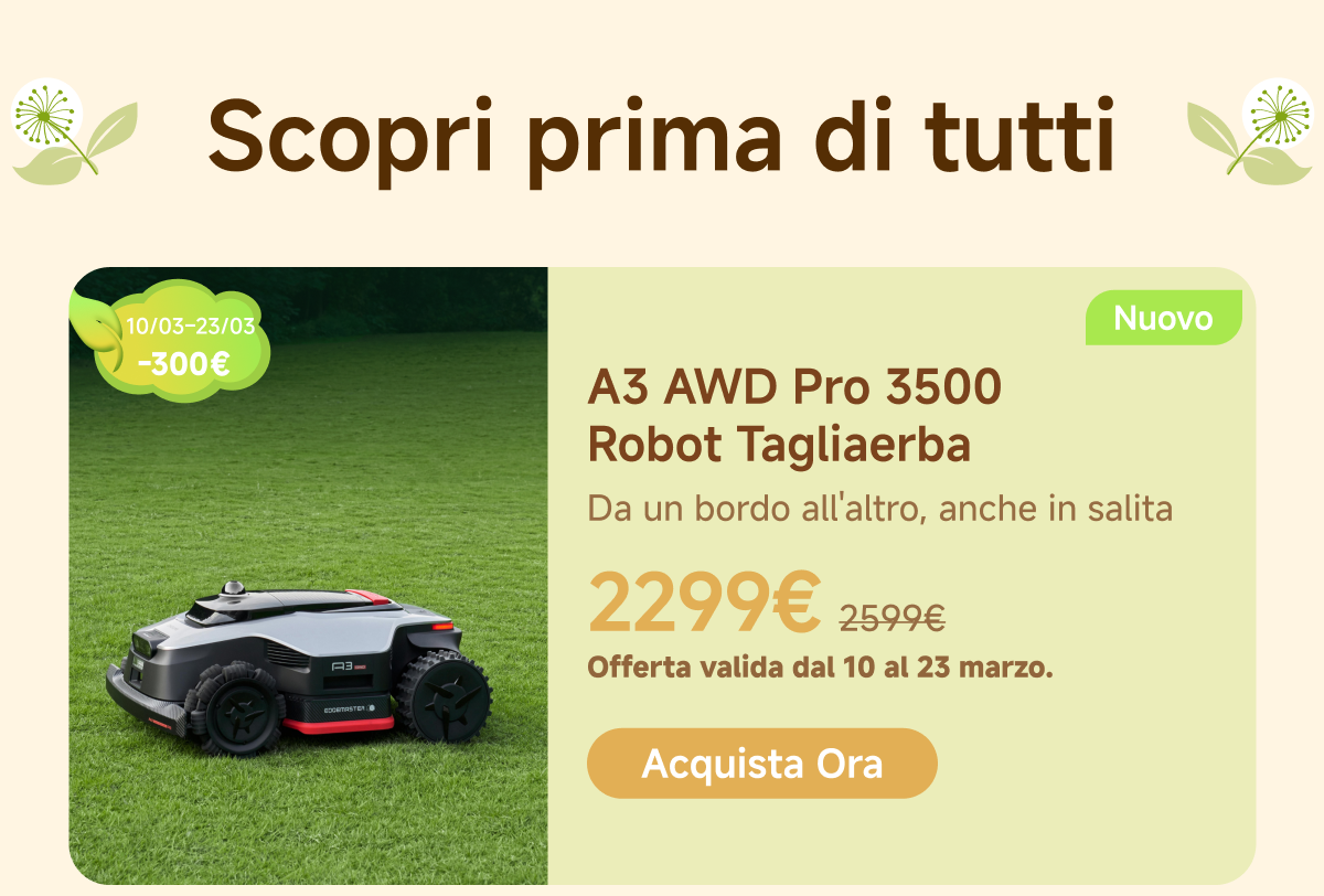 an image of a poster advertising a robot lawn mower