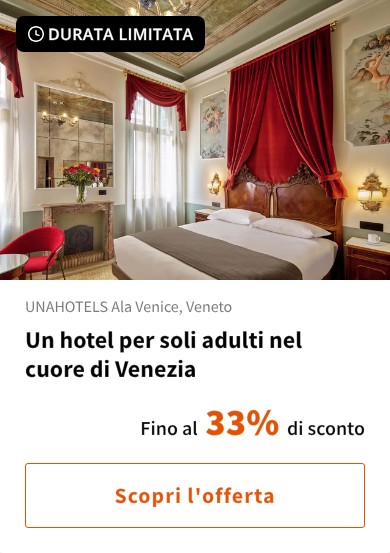 Un hotel per soli adulti nel cuore di Venezia