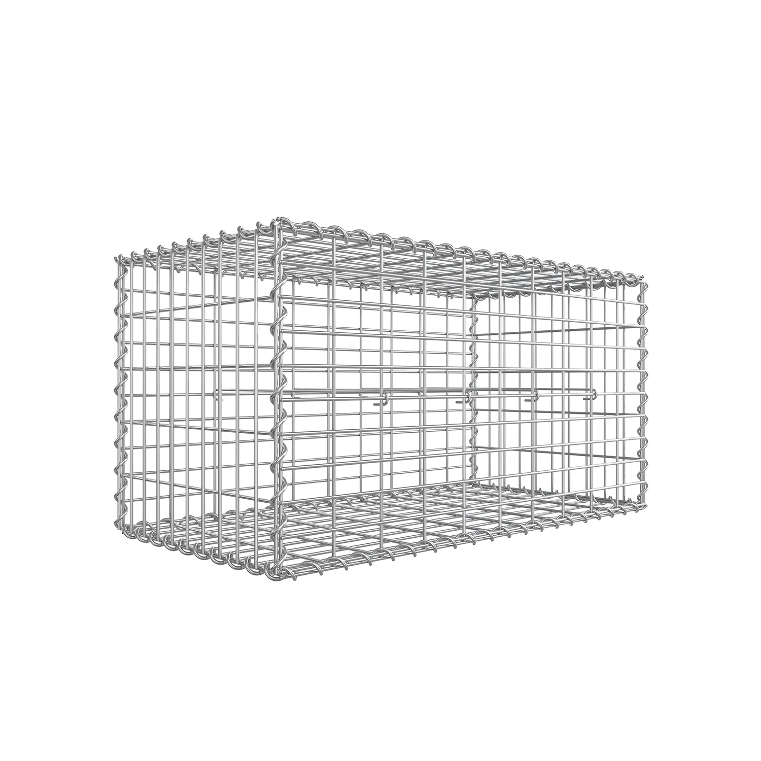 Image of Gabbioni in Metallo Zincato per Decorazioni da Giardino