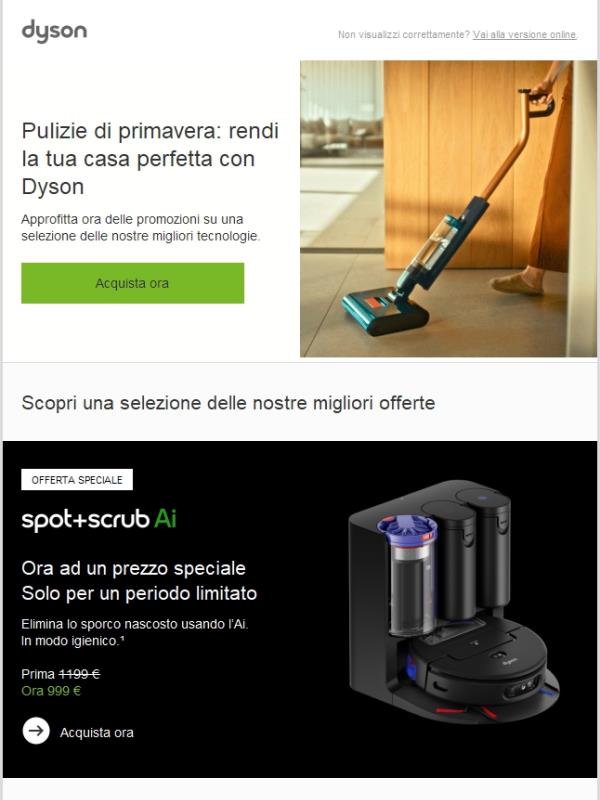 Offerte di primavera: le nostre migliori tecnologie per una casa impeccabile
