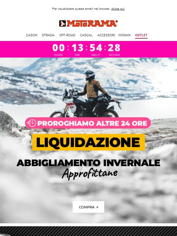 Abbiamo prorogato! LIQUIDAZIONE invernale ✂️