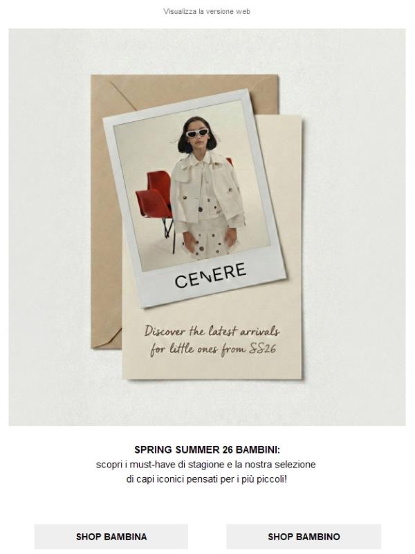 Kids SS26: scopri i nuovi arrivi