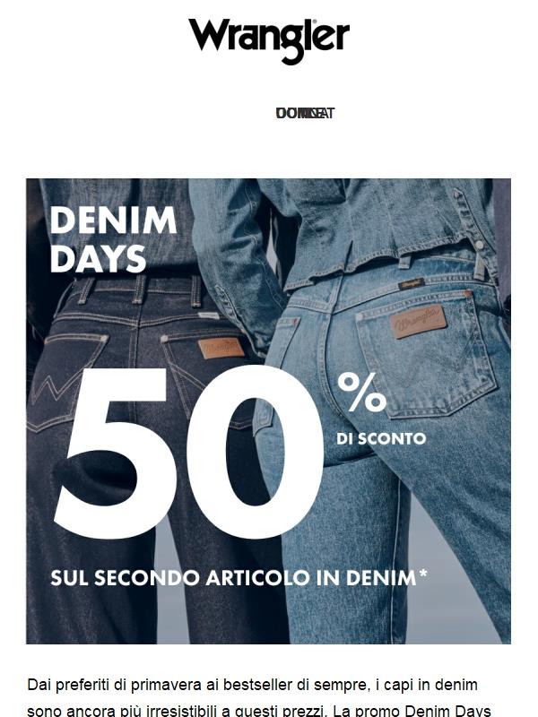 Denim Days: risparmia sui tuoi capi in denim preferiti