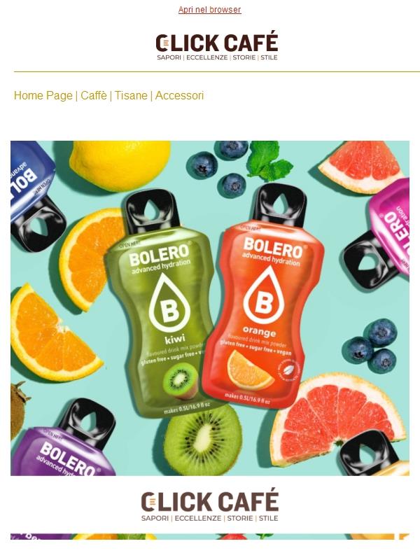 5% di sconto sui prodotti Bolero sopra i 30€