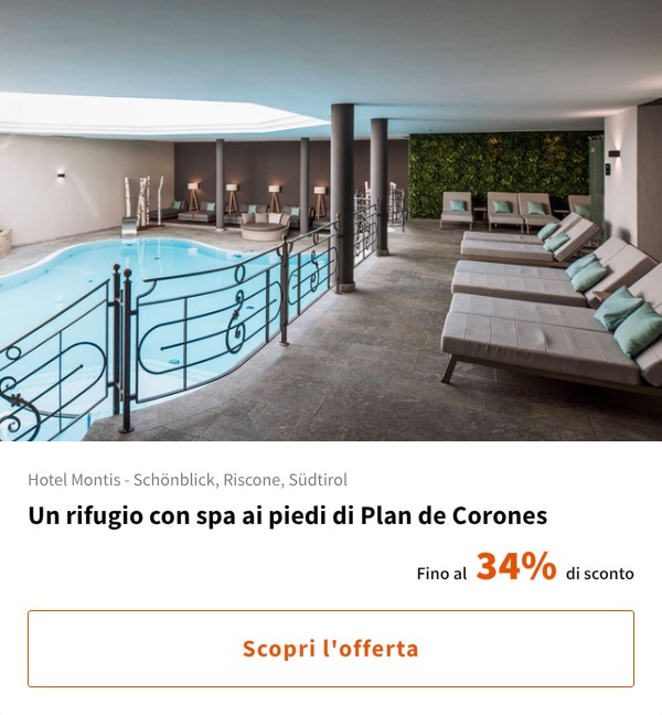 Un rifugio con spa ai piedi di Plan de Corones