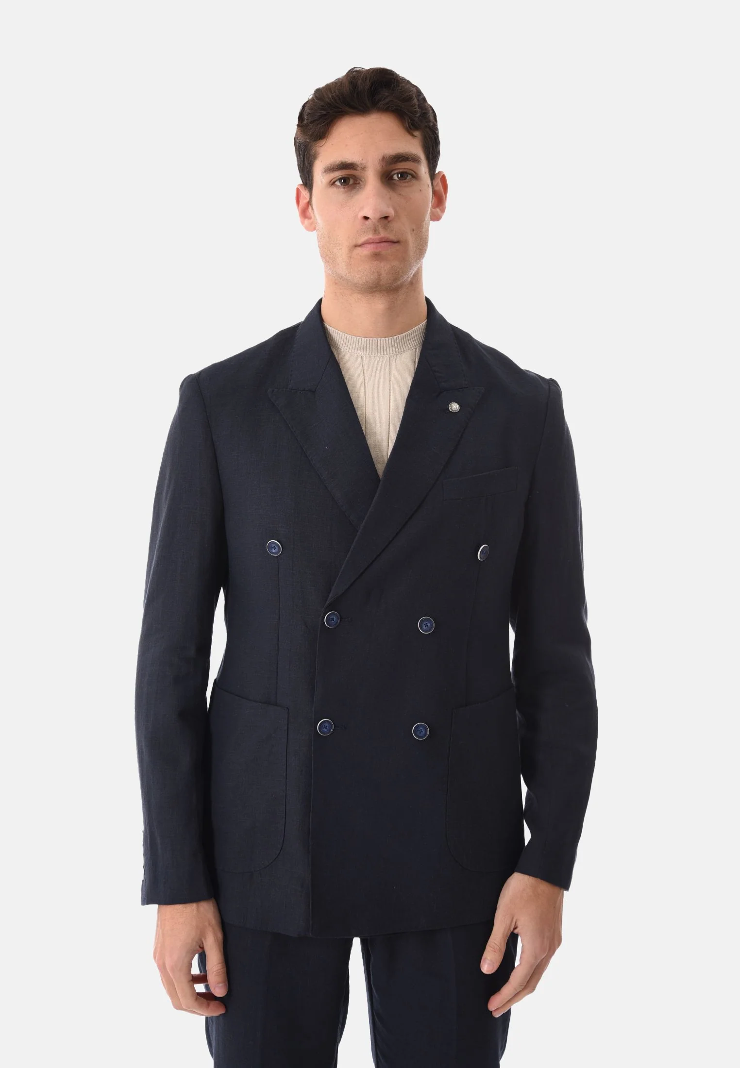 Image of Giacca doppiopetto slim fit