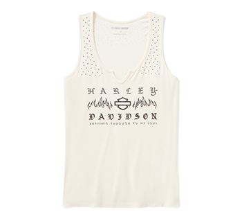 CANOTTA CON COLLO A TACCA BLING H‑D<sup>&reg;</sup> SLOW BURN