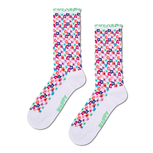 Calzino a fiori piccoli