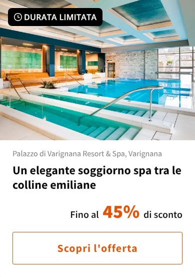 Un elegante soggiorno spa tra le colline emiliane