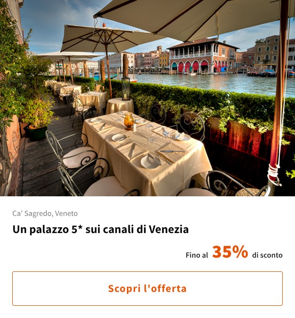 Un palazzo 5* sui canali di Venezia