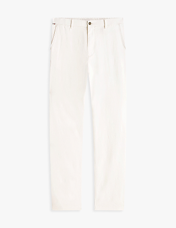 Pantaloni chino Denton dritti in misto lino