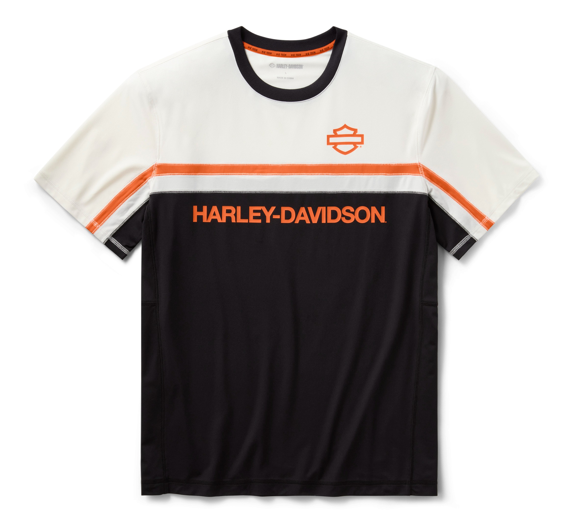 MAGLIA GIROCOLLO DA UOMO A MANICHE CORTE AREATE H‑D<sup>&reg;</sup> TECH