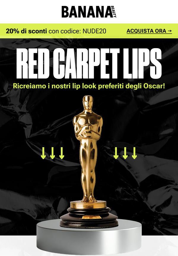 Red Carpet Lips. Ricreiamo i nostri lip look preferiti degli Oscar!