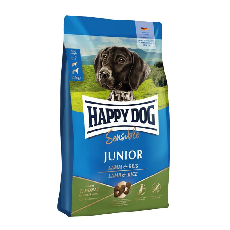 Happy Dog Supreme Junior Lamb & Rice - 4 Kg, Singola