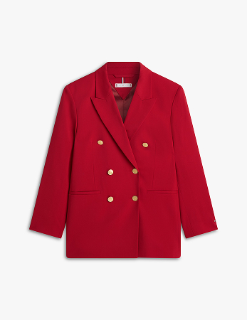 Blazer Timeless relaxed fit doppiopetto in misto lana