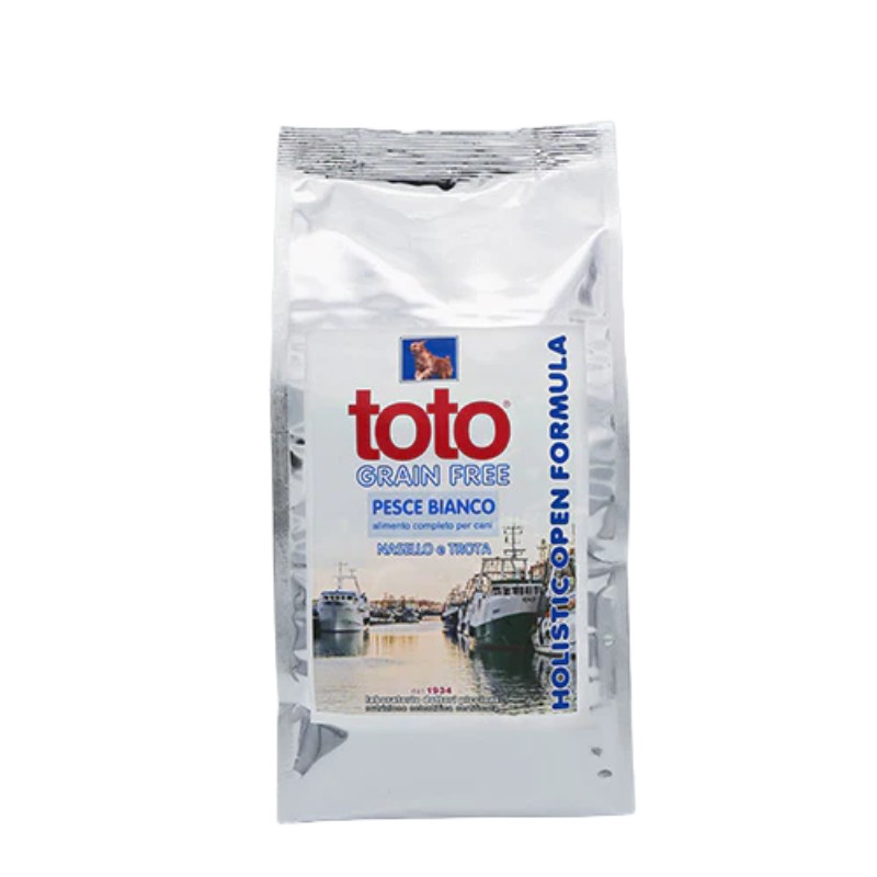 Toto Holistic Grain Free Pesce Bianco per Cani - 4 Kg