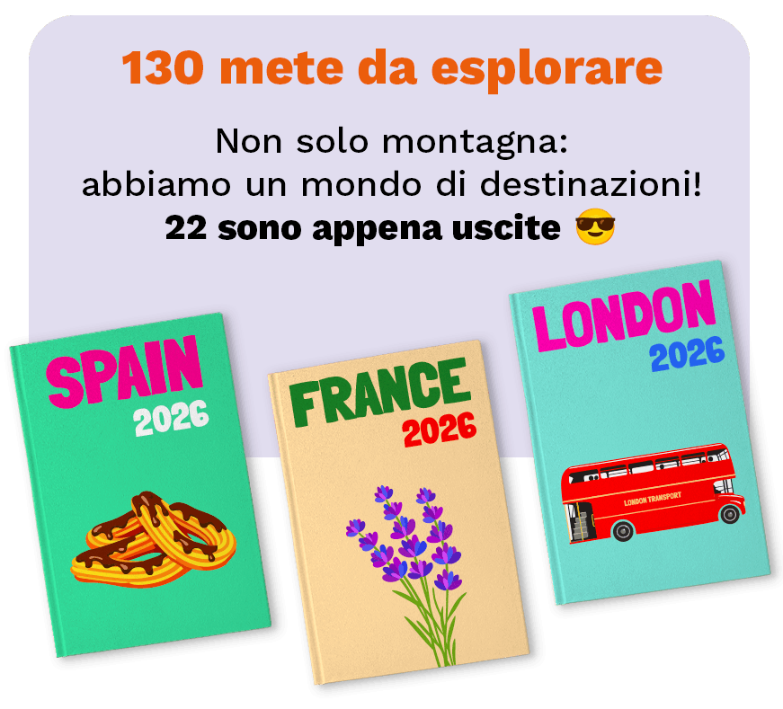 130 mete da esplorare Non solo montagna: abbiamo un mondo di destinazioni! 22 sono appena uscite