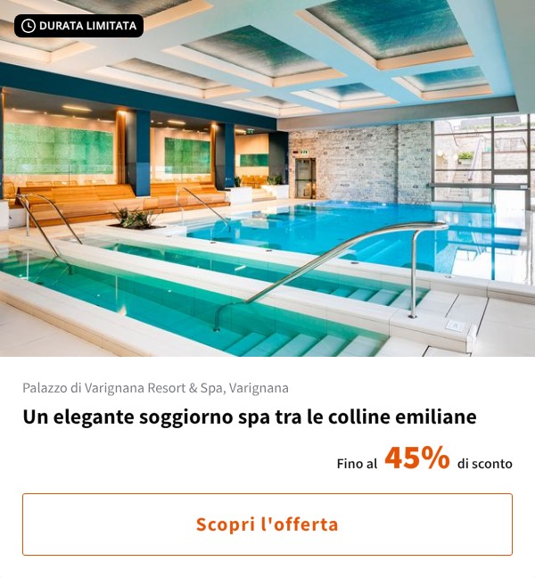 Un elegante soggiorno spa tra le colline emiliane