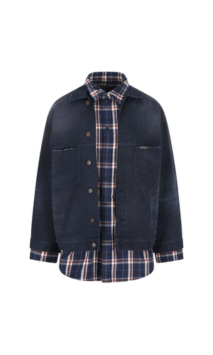 Patched Shirt-Jacket