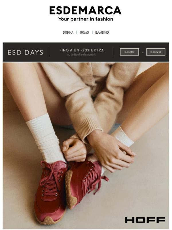 Sneakers di stagione agli ESD Days