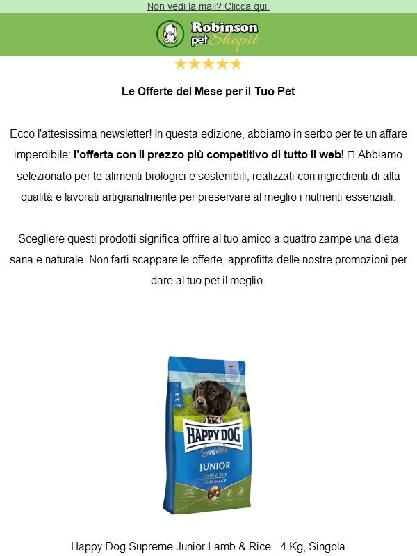 🐶 😺Gli alimenti per il tuo amico a quattro zampe al prezzo più basso del web!