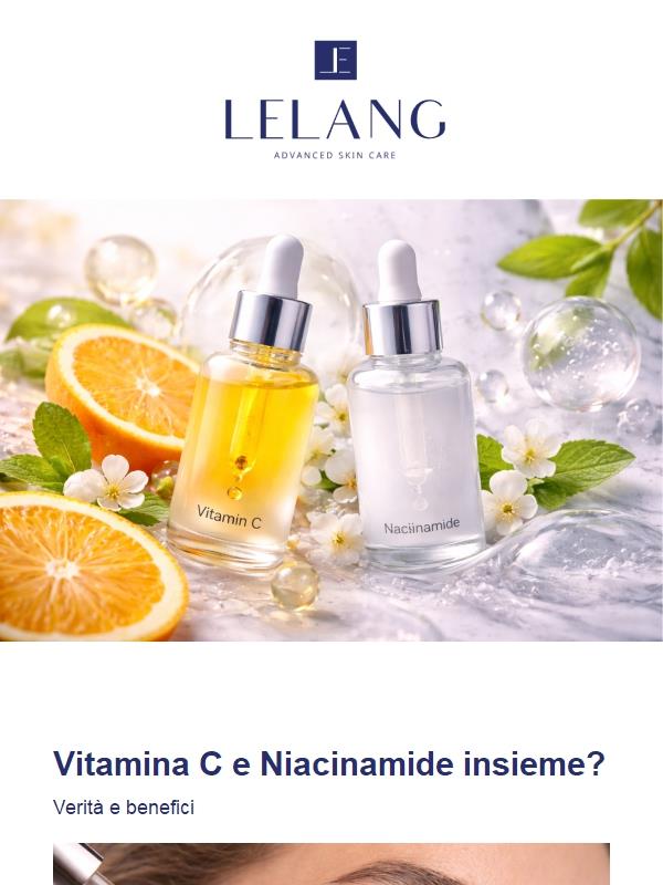 Vitamina C e Niacinamide insieme: si può davvero?