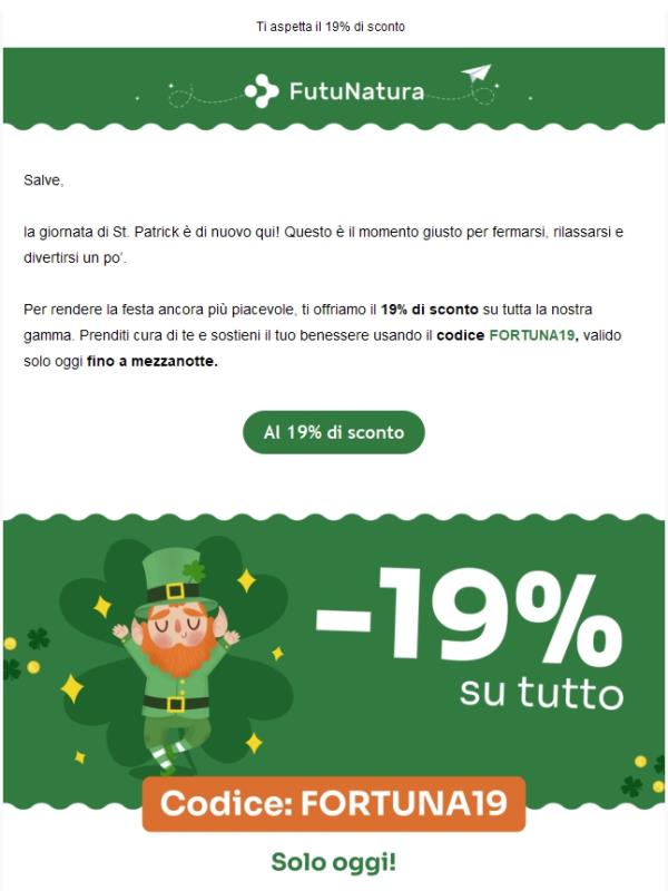 Offerta di St. Patrick ☘️
