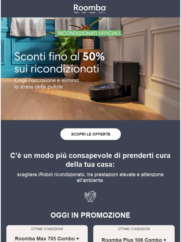 💣 Fino al 50% di sconto sui Ricondizionati!