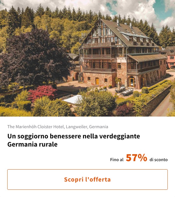 Un soggiorno benessere nella verdeggiante Germania rurale
